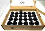 24 Veritek 14X1.5MM Black Hex Duplex Acorn Style Lug Nuts New. Price: $31.99.