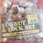 20-PC + Key, 1/2" Mag Wheel Lug Nut & Lock Set, Rally # 90541, 4B New. Price: $20.00.
