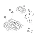 Genuine Mopar Spare Tire Retainer 68318661AA New. Price: $81.08.