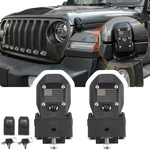 2PCS For 2018-2024 Jeep Wrangler Jl Jt Locking Hood Latch Catch With New. Price: $30.99.