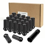 Set Of 32 Epoch Spline Lug Nut Kit Black 14MM 2" Tall M14X1.5 Super Duty New. Price: $26.99.