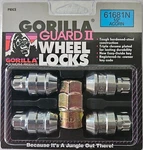 Gorilla 61681N Guard Chrome (1/2 Thread Size) Acorn Wheel Lock Set Of 4 New. Price: $18.99.