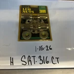 Rally 90131, 3B 4 Lug Set With, 1/2 Short Shank Nuts Nos New. Price: $10.80.
