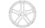 Genuine Nissan Wheel Alloy D0C00-1A36A New. Price: $834.92.