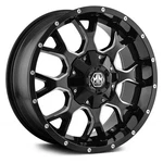Mayhem 8015 Warrior Wheels 18X9 (18, 8X165.1, 130.8) Black Rims Set Of 4 New. Price: $1219.96.