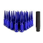 Mishimoto MMLG-SP1215-24BL Steel Spiked Lug Nuts Set Blue New. Price: $131.95.