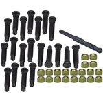 5/8 Inch Wheel Stud And Lug Nut Kit, With Drill Bit, .672 Knurl New. Price: $94.99.