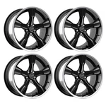 Carroll Shelby 20"X9.5"/ 20"X11" CS-11 Wheel Set Mustang 05-23 Gloss Black W/... New. Price: $1893.80.
