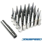 24 Pcs Chrome Spike Lug Nuts 14X1.5 For Chevy Silverado Tahoe 4.4" Tall W/ Key New. Price: $38.99.