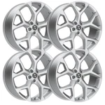 (SET-4) Xcess Flake 20X8.5 5X100 35MM Silver Machined Wheels Rims Inch New. Price: $1228.00.