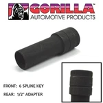 Gorilla 1921SD Wrench Key Small Diameter 12MM 6 Spline Tuner Wheel Lock Socket New. Price: $14.25.
