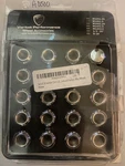 Set Of 20 Veritek 12X1.5 Chrome Lug Nuts For Honda Acura Aluminum Alloy Wheels New. Price: $19.99.