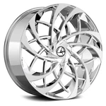 Azara AZA-540 Wheels 20X8.5 (35, 5X108, 74.1) Chrome Rims Set Of New. Price: $1993.52.