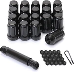 Acorn M12X1.5 Black Spline Lug Nuts - Set Of 20, 12MM 35MM, New. Price: $26.68.