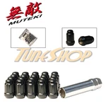Muteki Close End Spline Tuner Lock Lug Nuts 12X1.5 Acorn Wheels Rim Black New. Price: $64.95.