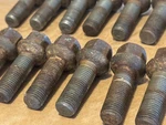 Used Porsche Oem Fuchs/pedrini/mahle Alloy Wheel Bolts 914-361-315-01 German. Price: $8.00.