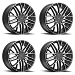 Set 20" Motiv 437MB Maven 20X8.5 Machined Black Wheels 5X4.5 5X120 40MM Rims New. Price: $1182.86.