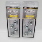 Dorman 711-206 Chrome 1/2"-20 Wheel Nuts, Open Ended Bulge Seat ( 8 Total ) New. Price: $27.50.