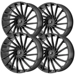 (4) Asanti ABL-18 Matar 22X9 5X112/5X120 +30MM Gloss Black Wheels Rims 22" Inch New. Price: $1740.00.