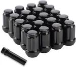 20 Set Black 12X1.25MM Lug Nuts 1.38'' Tall For Toyota Honda Acura + Keys New. Price: $17.19.