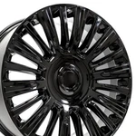 4876 Black 20 Spoke 22 Inch Wheel Fits Cadillac Gmc Chevy New. Price: $258.00.
