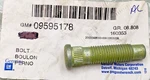 New Genuine Gm 09595178 Multi-purpose Bolt M12X1.5X40, 1984-2016. Price: $9.36.