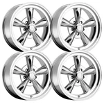 (SET-4) Vision 141H Legend 17X8 5X5 5X127 0MM Chrome Wheels Rims Inch New. Price: $1270.22.