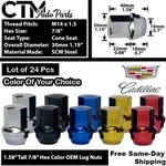 24PC Cadillac Oem Factory Lug Nut M14X1.5 Fit Escalande Srx XT5 XT6 Stock Wheel New. Price: $35.19.