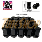 24 Gorilla Large Seat Oem Stock Wheels Lug Nuts 14X1.5 M14 Acorn Rims Black New. Price: $77.95.