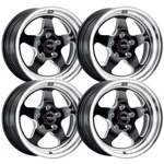 (SET-4) Weld Ventura 22X10.5 5X4.75 Black Milled 13MM Wheels Rims Inch New. Price: $2820.00.