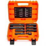 Dynofit 8-PIECE Lug Nuts Key Kit, 5/6/7/12 Spline Socket Set, Black New. Price: $71.99.