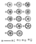 Genuine Mopar Wheel Lug Nut 6510497AA New. Price: $22.61.
