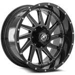 20X10 Off-road XF-216 Gloss Black & Milled Wheel 5X5/5X5.5 (-24MM) New. Price: $458.50.