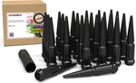 For Nissan Altima 93-18 Black Cone Seat Spline Spiked Lug Wheel Installation Kit New. Price: $95.46.