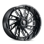 American Truxx Blade 24X14 6X5.5 -76MM Black/milled AT1905-24483M-76 New. Price: $819.18.