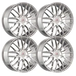 (SET-4) Cavallo CLV-45 18X8 4X114.3/4X4.5 35MM Nano Chrome Wheels Rims Inch New. Price: $1268.85.