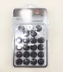 New Oem Mitsubishi 21PC Black Wheel Lug Nuts & Lock Set M12X1.5 MZ315051 18-24. Price: $172.25.