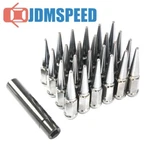 Chrome Spike Lug Nuts 14X1.5 For Chevy Silverado Tahoe 4.4" Tall W/ Key 24 Pcs New. Price: $43.99.