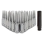 Mishimoto MMLG-SP1415-32CH Chrome Spiked Lug Nuts M14X1.5 32-PC Set New. Price: $118.57.