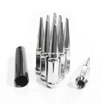 24X Chrome 14X1.5 Spike Metal Lug Nuts For Chevy Silverado Gmc Sierra Years New. Price: $46.99.