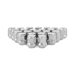 Mishimoto Steel Lug Nuts, M14X1.5, Acorn Seat, 24PC Set, Chrome New. Price: $37.95.