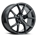 Fr 75 - Jeep Trackhawk Replica Wheel 20X10 5X5 ET50 71.5CB Gloss Black New. Price: $286.13.