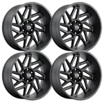 (SET-4) Vision 361 Spyder 20X9 5X5 5X127 10MM Satin Black Wheels Rims Inch New. Price: $1189.66.