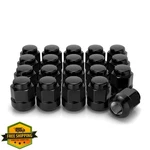 White Knight M12X1.5 Lug Nuts Black Chrome Radius Seat 20 Pack New. Price: $39.99.