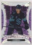 2021-22 Upper Deck Ovation World Premiere Purple 8/65 Kole Lind #WP-28 G0P Ungraded. Price: $17.50.