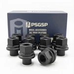 10X 19MM Sleeve Wheel Lug Nuts M22X1.5 Thread 33MM Hex Skirt Flange For Semis New. Price: $99.00.
