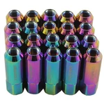 Neo Chrome 20PC 12X1.25MM 60MM Extended Forged Aluminum Tuner Racing Lug Nut New. Price: $26.85.