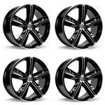 Set 4 17" Rtx Sms Black Machined 17X7.5 Wheels 5X115 20MM Rims New. Price: $775.96.