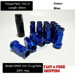 20PC + Key Blue 12X1.5 Muteki SR48 Tuner Racing Lug Nuts For Honda Accord Civic New. Price: $41.99.