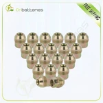 Gold Zinc M12X1.5 Bulge Acorn Lug Nuts Fits 1997-2012 Chevrolet Malibu New. Price: $20.79.